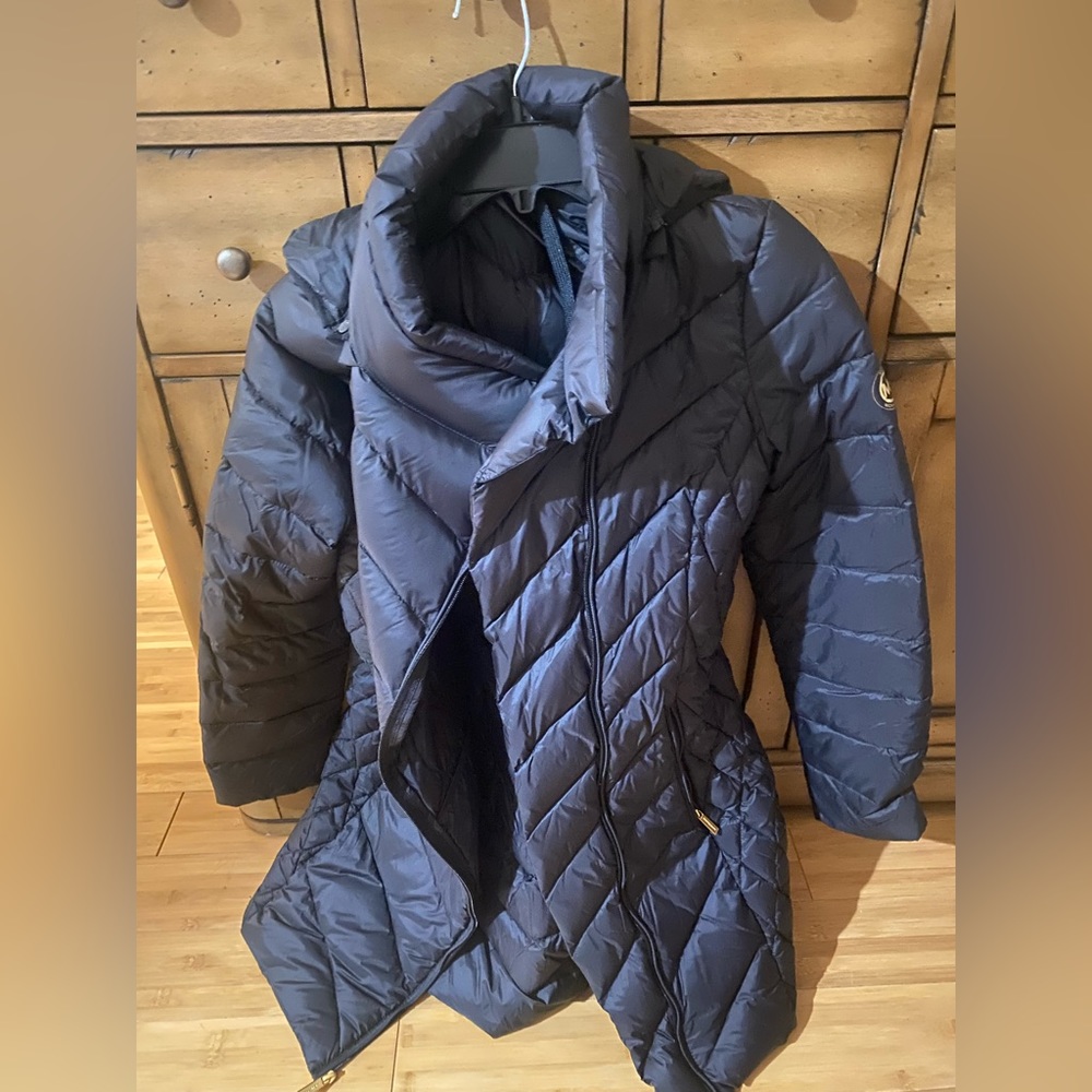 Michael Kors Packable Down Filled Jacket black size M